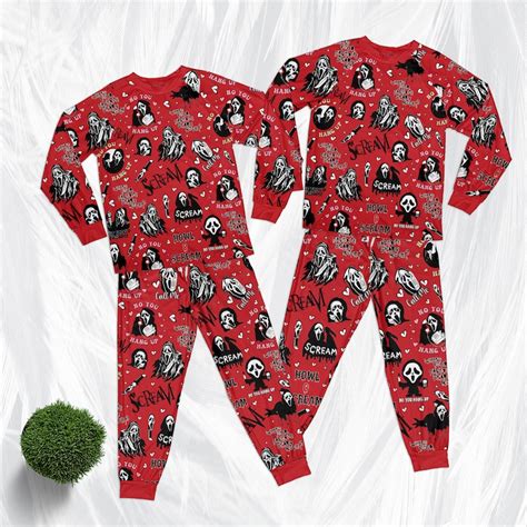 scary movie pajamas|horror movie pajama sets.